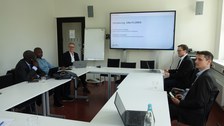 Senegal-Delegation Juni 2024. Im International Office der TU Dresden