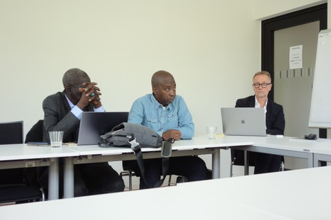 Senegal-Delegation Juni 2024. Im International Office der TU Dresden