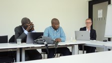 Senegal-Delegation Juni 2024. Im International Office der TU Dresden