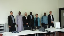 Senegal-Delegation Juni 2024. Im International Office der TU Dresden