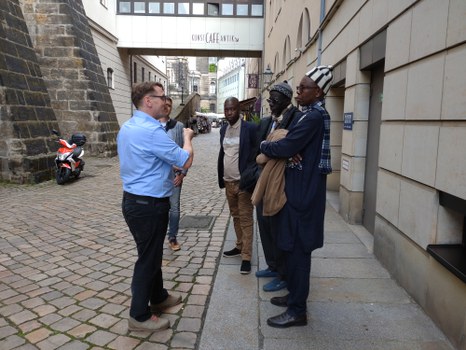 Senegal Delegation Stadführung