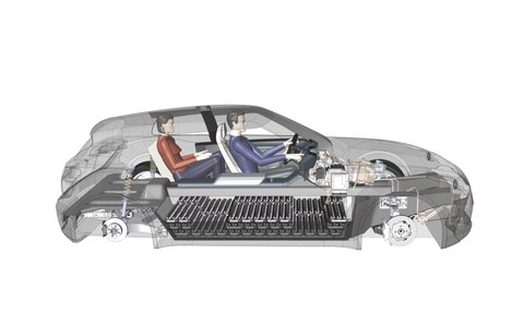 Aufriss des InEco Fahrzeugs 