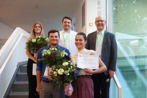 Group photo of the winners of the ACL Young Talent Award