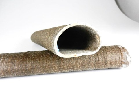 Prototypische im Wickelverfahren gefertigte Hohlprofile mit Naturfaserverstärkung