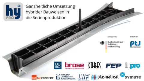 Gemeinsam mit zehn Projektpartnern entwickeln Wissenschaftler des ILK eine kombinierte physische und virtuelle Prozesskette für Hybridstrukturen.
