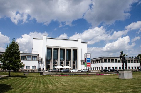 Außenaufnahme des Deutschen Hygiene-Museums Dresden.