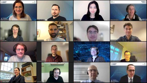 Zoom meeting of the new members of the ILK-team with Prof. Gude and Prof. Modler
