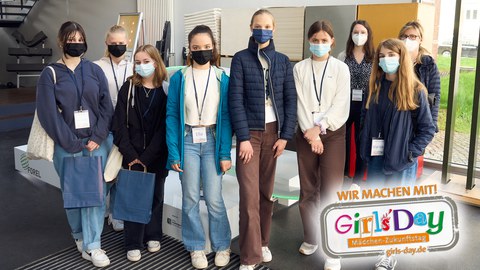 Girls’Day 2022 am ILK. Gruppenfoto