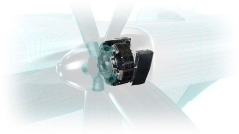 Elektrischer Motor von Rolls-Royce.
