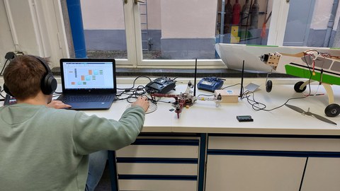 UAV Labor Arbeiten