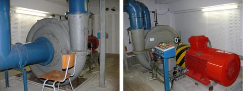Radialgebläse mit 130-kW-Motor