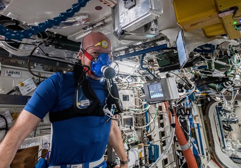 MetabolicSpace: Astronaut Alexander Gerst exercised for TU-Dresden