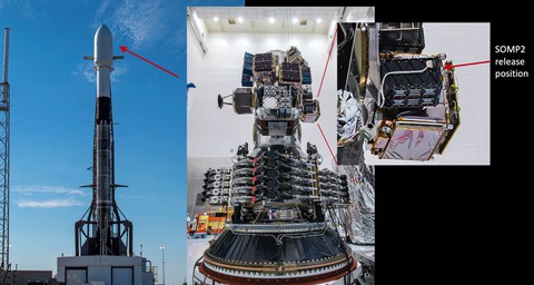 SOMP2b Position in Falcon 9 