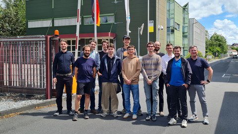 Gruppenfoto Exkursion Bosch