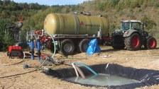 Befüll- und Entlüftungsversuche im Freifeldtechnikum