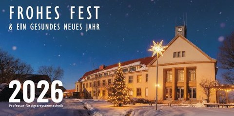 ZIN Gebäude mit Weihnachtlichen Motiv 