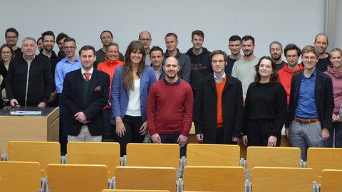 Gruppenbild mit allen Teilnehmer:innen des 31. Doktorand:innenforums