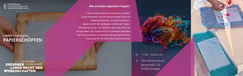 LNdW | Mitmach-Angebot Papierschöpfen
