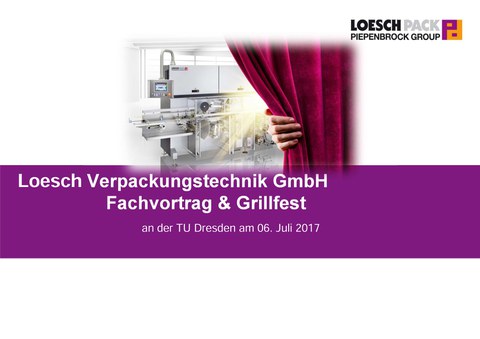 Einladung Grillveranstaltung mit LoeschPack am 06. Juli