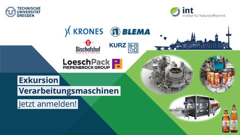 Infobild Exkursion VM: Jetzt anmelden!
