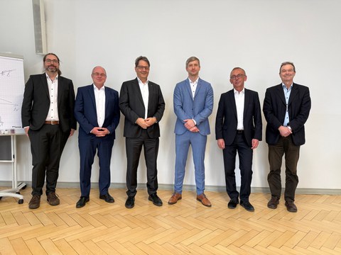 Promotionskommission mit Florian Diermeier