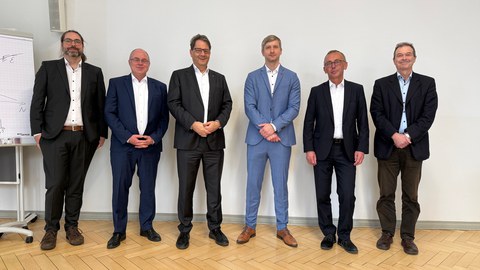 Promotionskommission mit Florian Diermeier