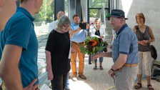 Impressionen von der Besichtigung der Baustelle des Carbonbeton-Gebäudes CUBE