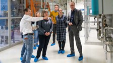 Besuch der Kanzlerin der TUD am ITM