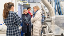 Besuch der Kanzlerin der TUD am ITM