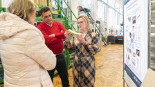 Besuch der Kanzlerin der TUD am ITM