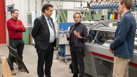 Besuch der Rektorin der TUD am ITM