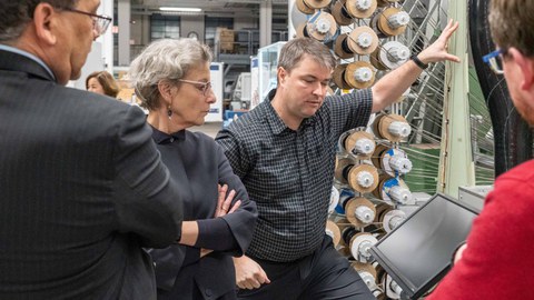 Besuch der Rektorin der TUD am ITM