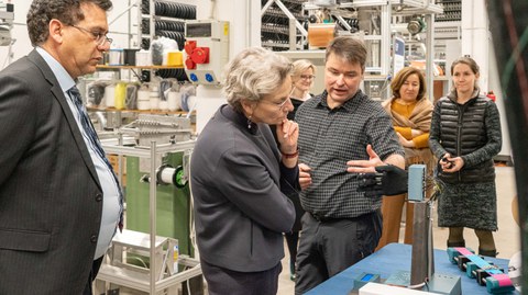 Besuch der Rektorin der TUD am ITM