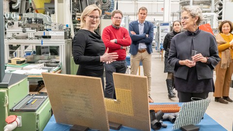 Besuch der Rektorin der TUD am ITM