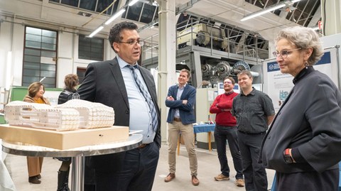 Besuch der Rektorin der TUD am ITM