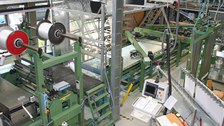 Hochleistungs-Nähwirkmaschine Malimo 14024 mit multiaxialen Schusslegesystemen 