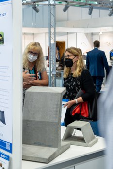 Impressionen vom Messestand auf der Techtextil 2022