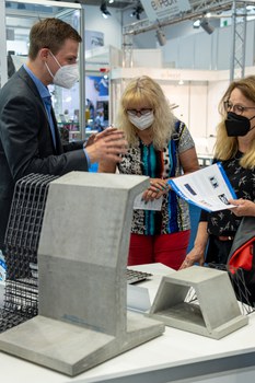 Impressionen vom Messestand auf der Techtextil 2022