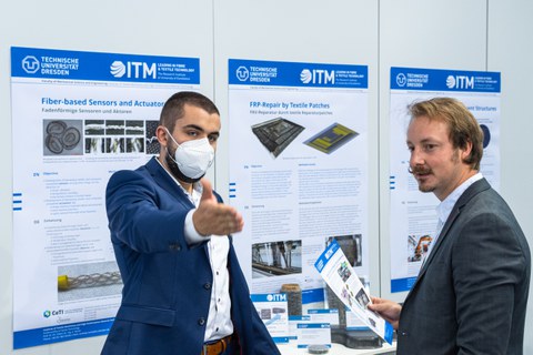 Impressionen vom Messestand auf der Techtextil 2022