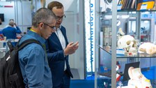 Impressionen vom Messestand auf der Techtextil 2022