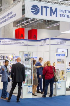 Impressionen vom Messestand auf der Techtextil 2022