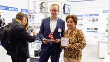 Impressionen vom Messestand auf der Techtextil 2022