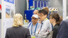 Impressionen vom Messestand auf der Techtextil 2022