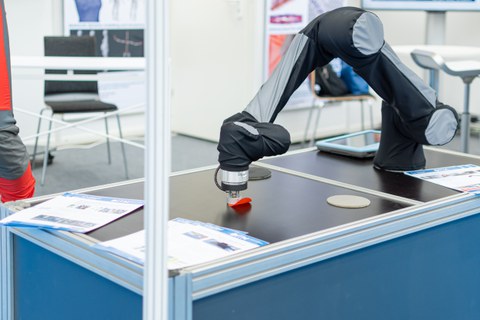 Impressionen vom Messestand auf der Texprocess 2022