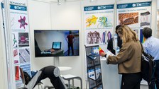 Impressionen vom Messestand auf der Texprocess 2022