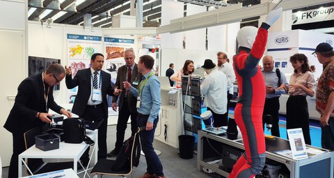 Impressionen vom Messestand auf der Texprocess 2022