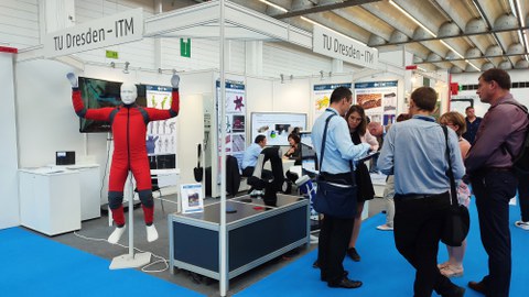 Impressionen vom Messestand auf der Texprocess 2022
