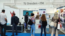 Impressionen vom Messestand auf der Texprocess 2022