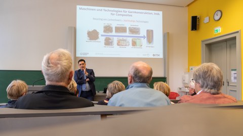 Foto mit Impressionen von der Verleihung des Goldenen Diploms