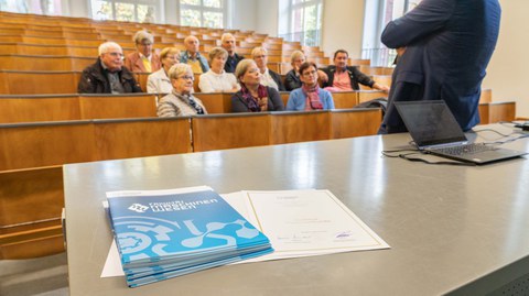 Foto mit Impressionen von der Verleihung des Goldenen Diploms